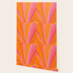 Sunshine Stripe Floral Wallpaper Gallery Image 2