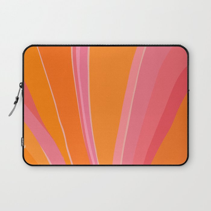 Sunshine Stripe Floral Laptop Sleeve Gallery Image 1