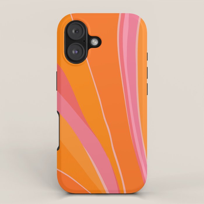 Sunshine Stripe Floral iPhone Case Gallery Image 1