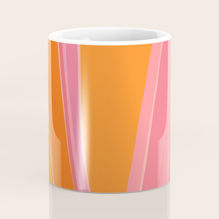 Sunshine Stripe Floral Coffee Mug Gallery Image 4
