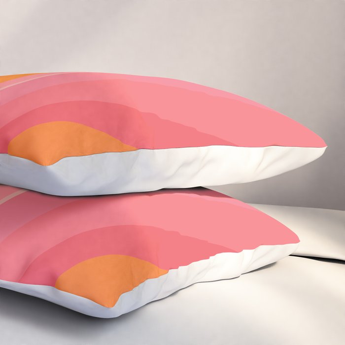 Sunshine Stripe Floral Pillow Sham Gallery Image 3