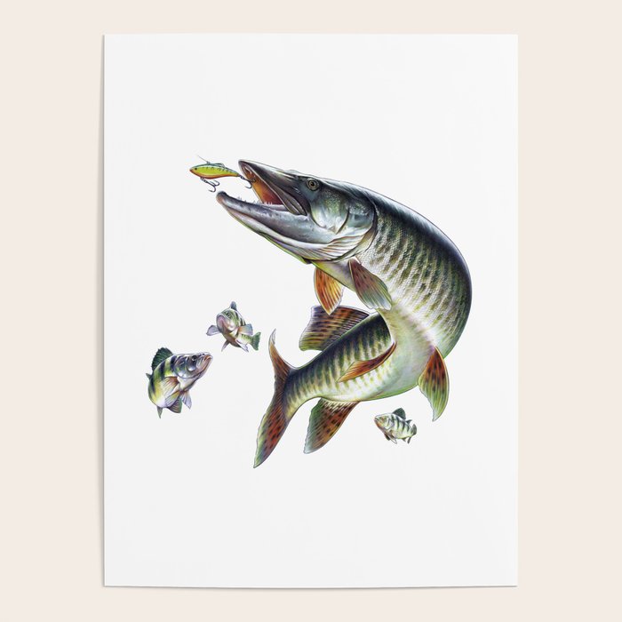 Musky Fishing Poster Gallery Image 4