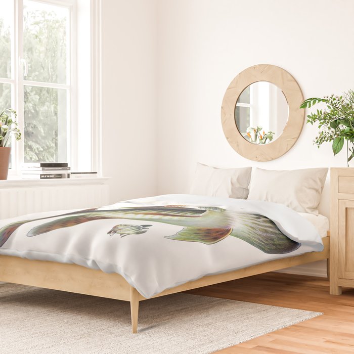 Musky Fishing Duvet Cover Gallery Image 2