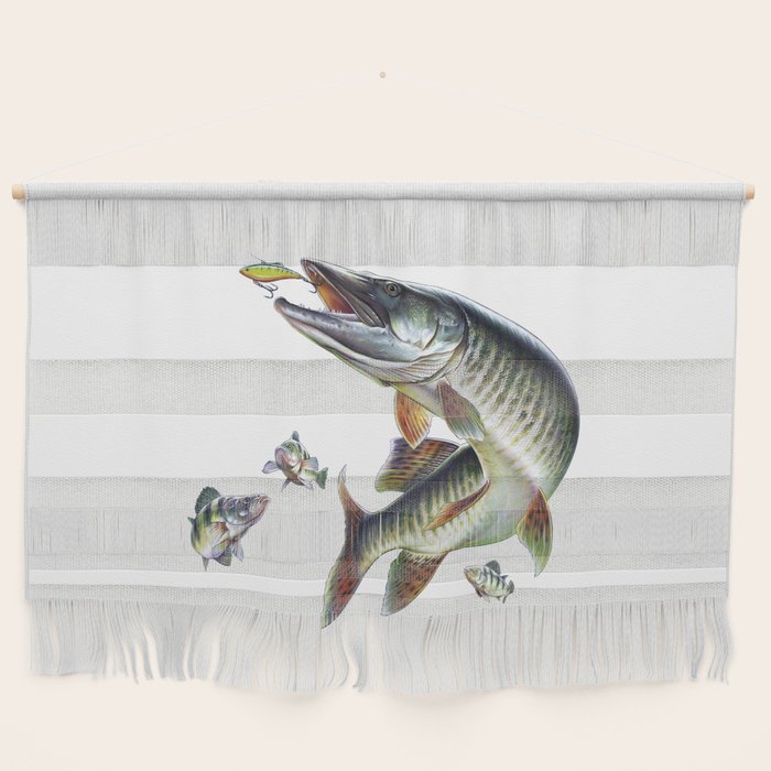 Musky Fishing Wall Hanging Gallery Image 1