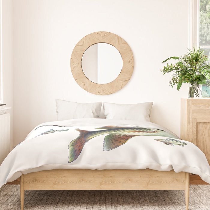 Musky Fishing Duvet Cover Gallery Image 3