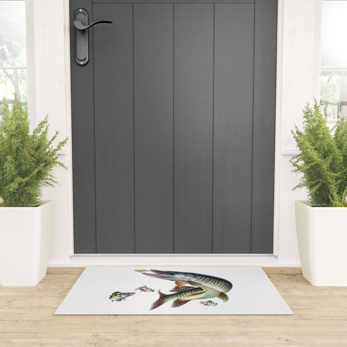 Musky Fishing Welcome Mat Gallery Image 3