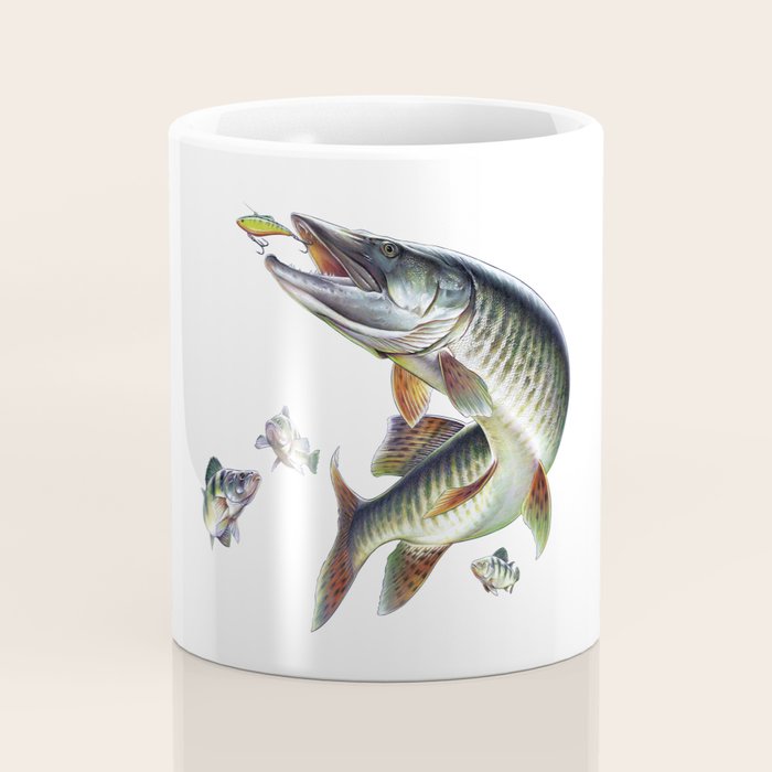 Musky Fishing Coffee Mug Gallery Image 4