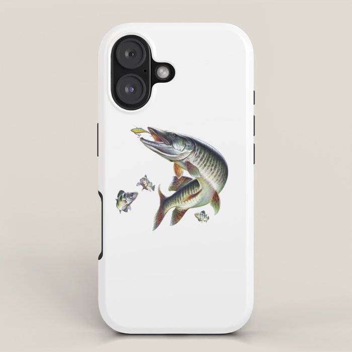 Musky Fishing iPhone Case Gallery Image 1