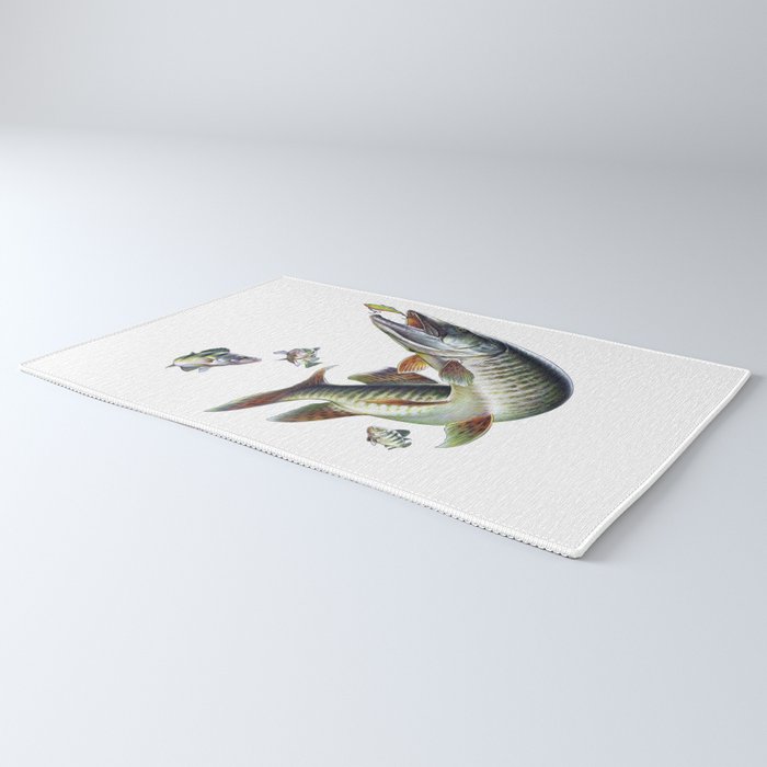 Musky Fishing Rug Gallery Image 3