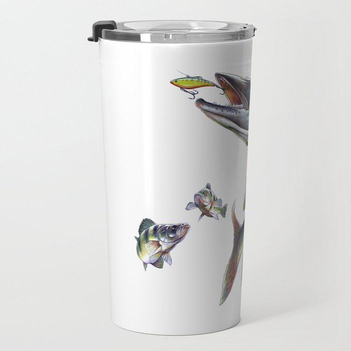 Musky Fishing Travel Mug Gallery Image 3