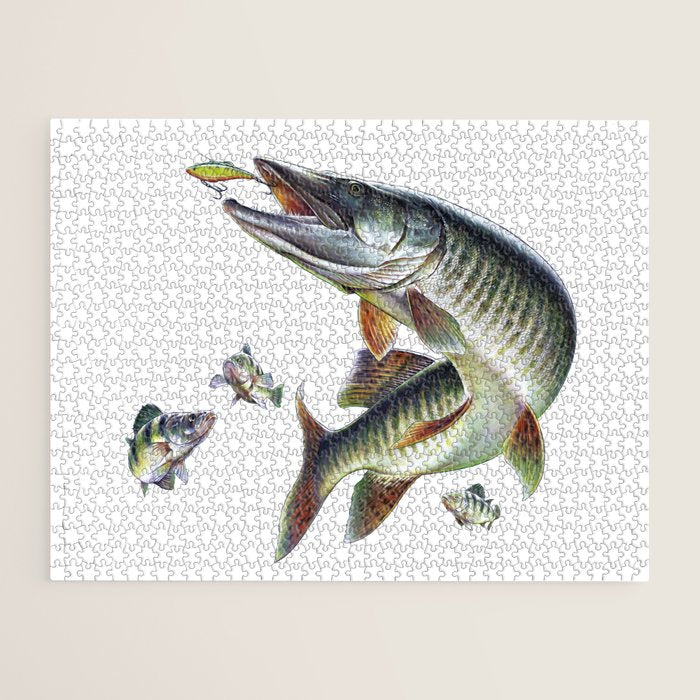 Musky Fishing Jigsaw Puzzle Gallery Image 2