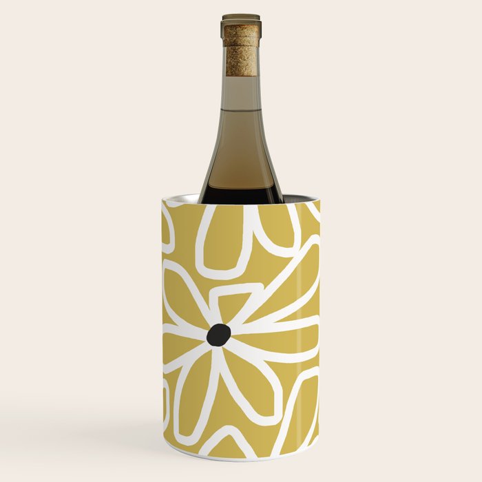 Daisy chain - yellow Wine Chiller Gallery Image 1