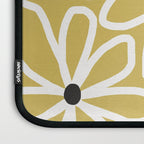 Daisy chain - yellow Laptop Sleeve Gallery Image 3