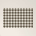 brown gingham Welcome Mat Gallery Image 1