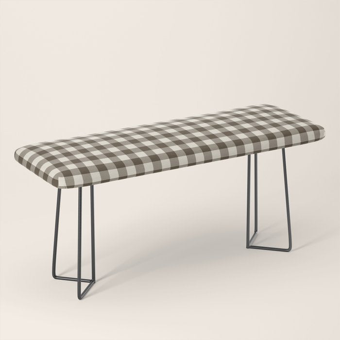 brown gingham Bench Gallery Image 1