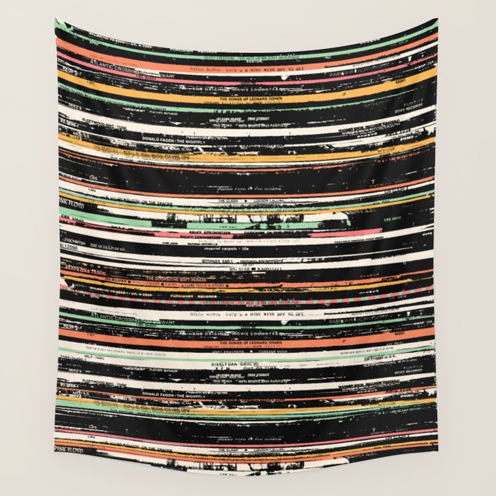 Recordsss Wall Tapestry Gallery Image 4