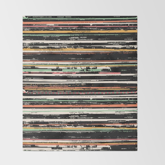 Recordsss Throw Blanket Gallery Image 2