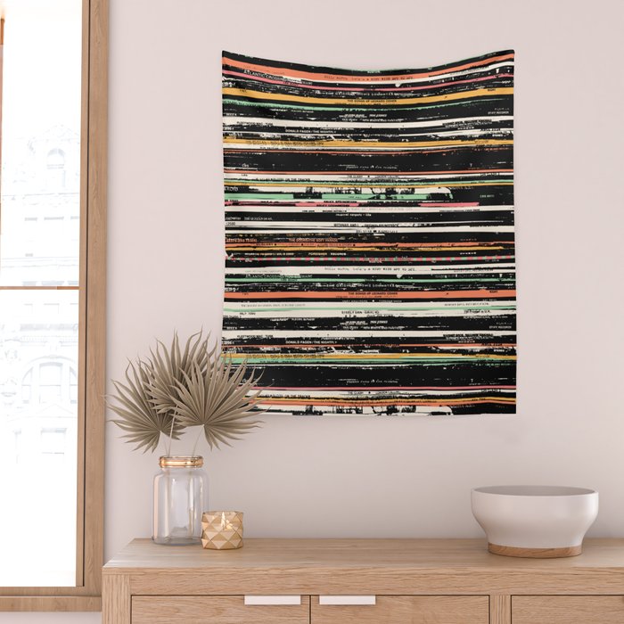 Recordsss Wall Tapestry Gallery Image 2