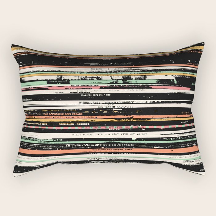 Recordsss Rectangular Pillow Gallery Image 1