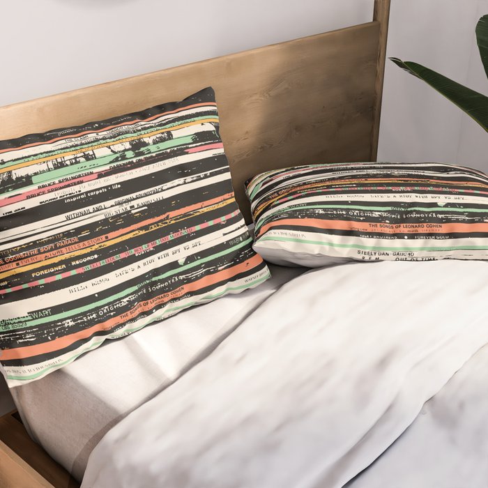 Recordsss Pillow Sham Gallery Image 2