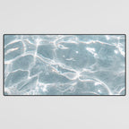 Crystal Clear Blue Water Photo Art Print | Crete Island Summer Holiday | Greece Travel Photography Desk Mat Gallery Image 3