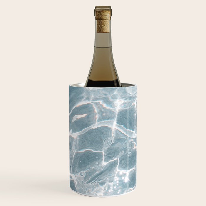 Crystal Clear Blue Water Photo Art Print | Crete Island Summer Holiday | Greece Travel Photography Wine Chiller Gallery Image 2