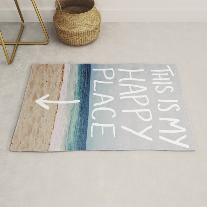 My Happy Place (Beach) Rug Gallery Image 1