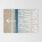 My Happy Place (Beach) Rug Gallery Image 2