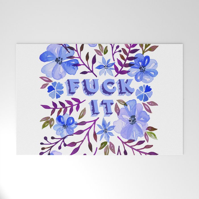 F*ck It - Blueberry Palette Welcome Mat Gallery Image 1