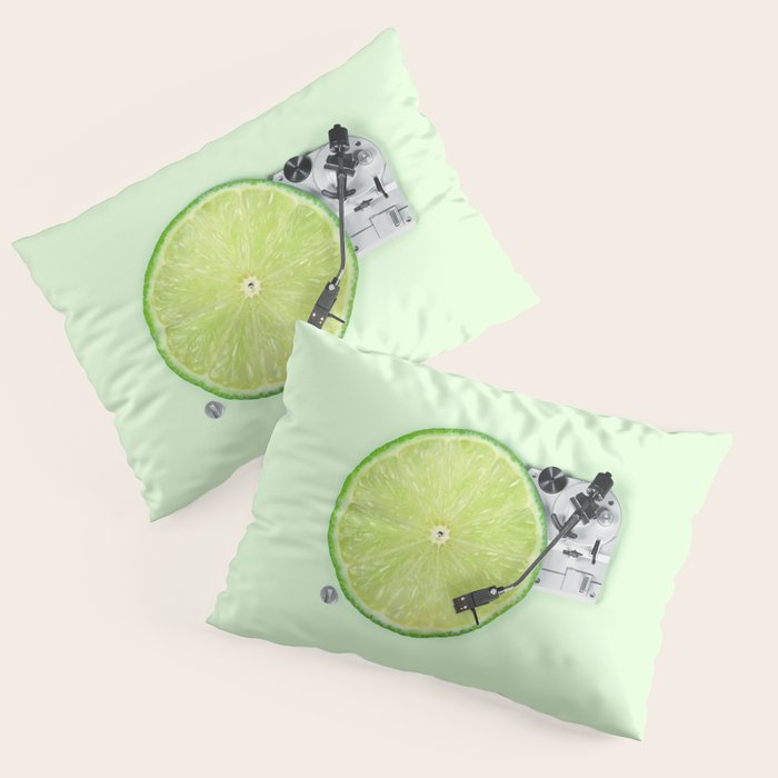 LIME DJ Pillow Sham Gallery Image 1
