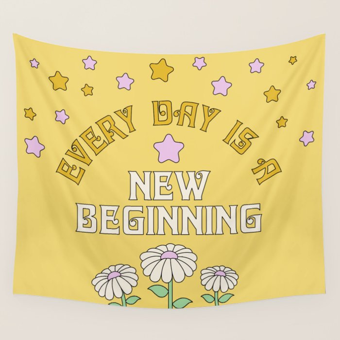 New Beginnings Wall Tapestry Gallery Image 1