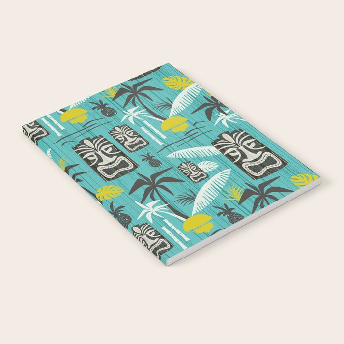 Island Tiki Aqua Notebook Gallery Image 2