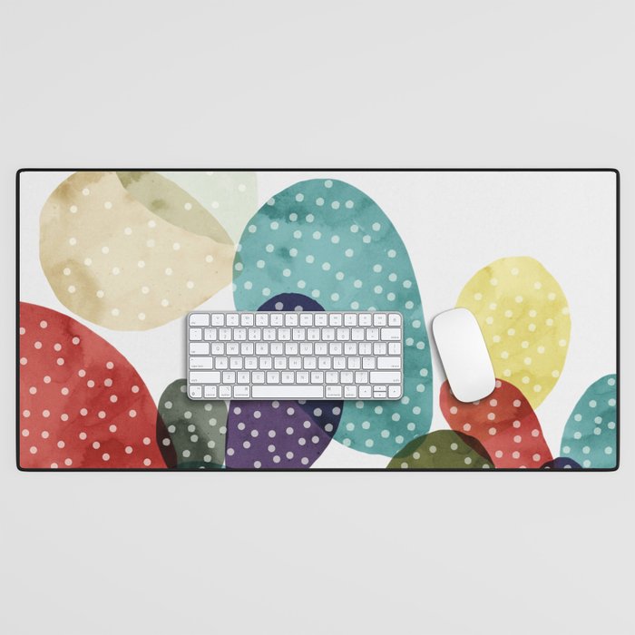Cactus watercolor II Desk Mat Gallery Image 1