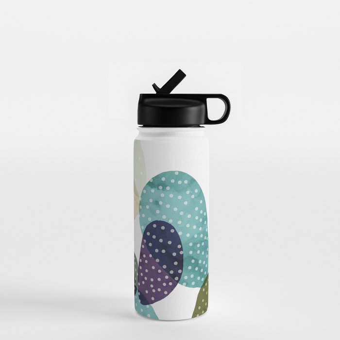 Cactus watercolor II Water Bottle Gallery Image 1