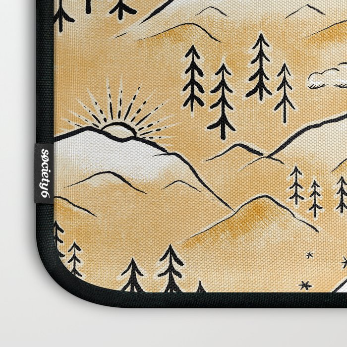 Monte Vista - marigold  Laptop Sleeve Gallery Image 3