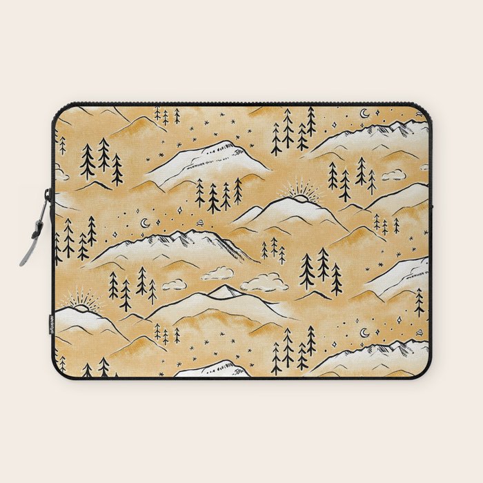 Monte Vista - marigold  Laptop Sleeve Gallery Image 1
