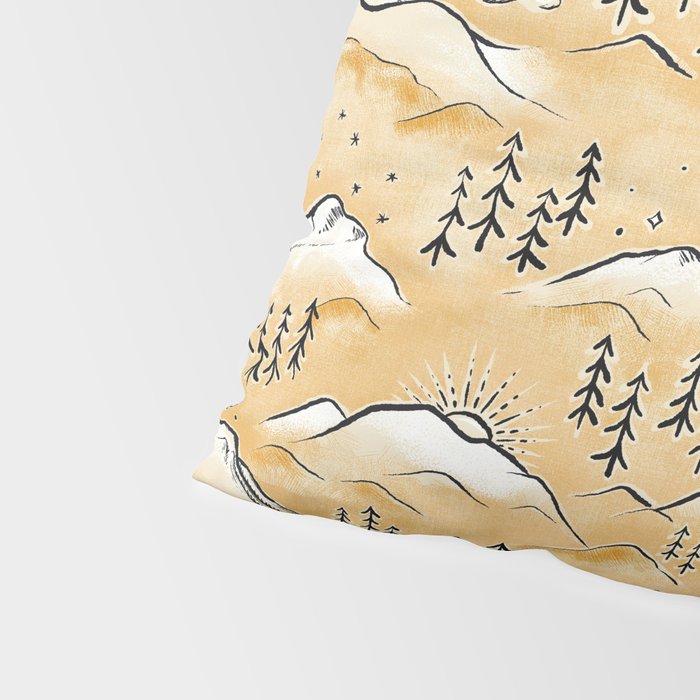 Monte Vista - marigold  Pillow Sham Gallery Image 4