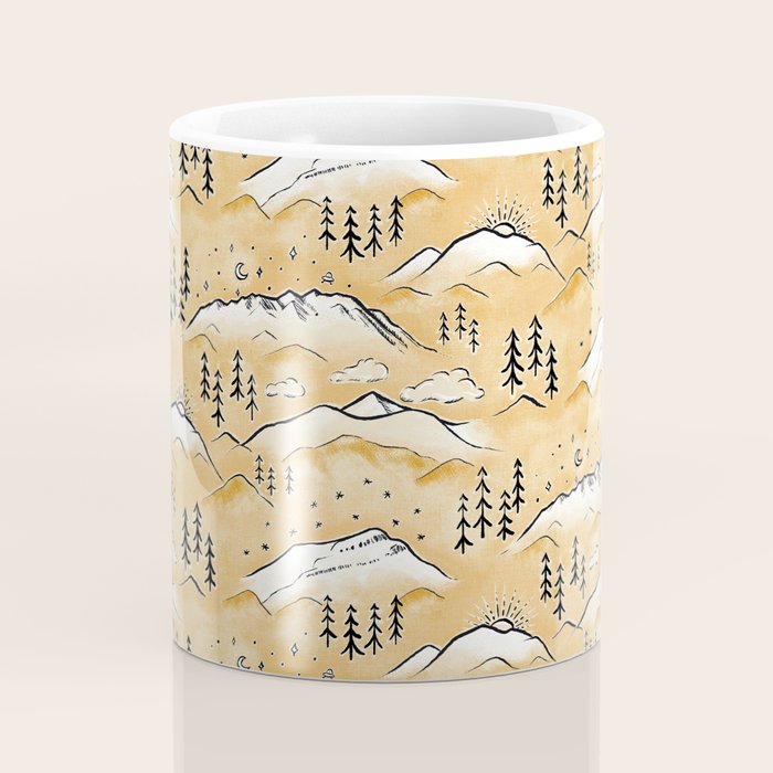 Monte Vista - marigold  Coffee Mug Gallery Image 4