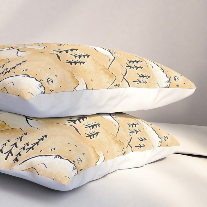 Monte Vista - marigold  Pillow Sham Gallery Image 3