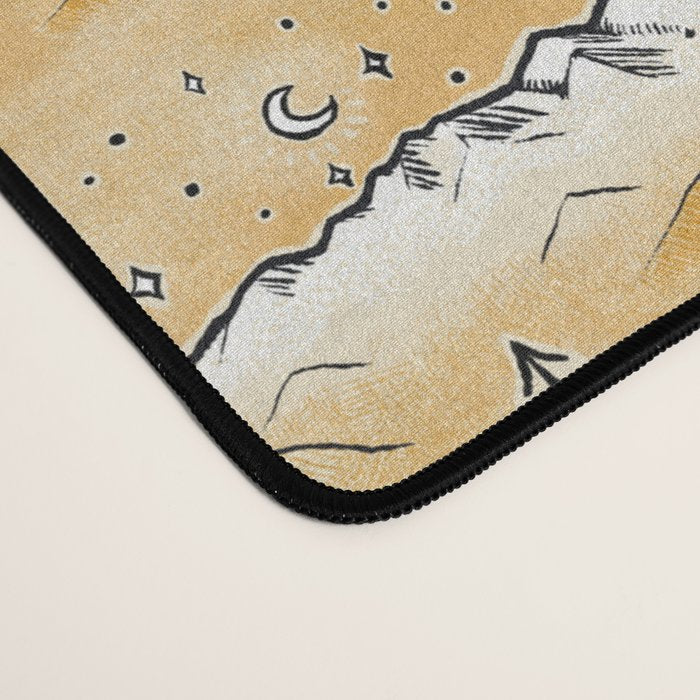 Monte Vista - marigold  Desk Mat Gallery Image 4