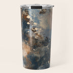 Earth watercolor splashes 2 Travel Mug Gallery Image 1