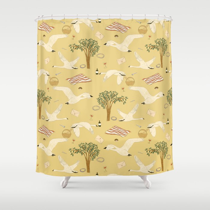 Picnic in the park Shower Curtain Gallery Image 1