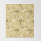 Picnic in the park Throw Blanket Gallery Image 2