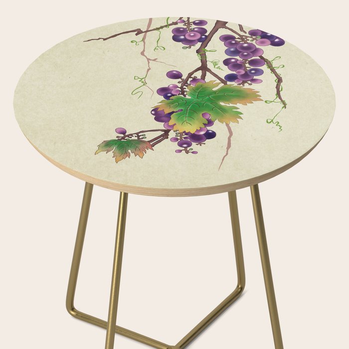 Minhwa : Grapevine Type (Korean traditional/folk art) Side Table Gallery Image 2