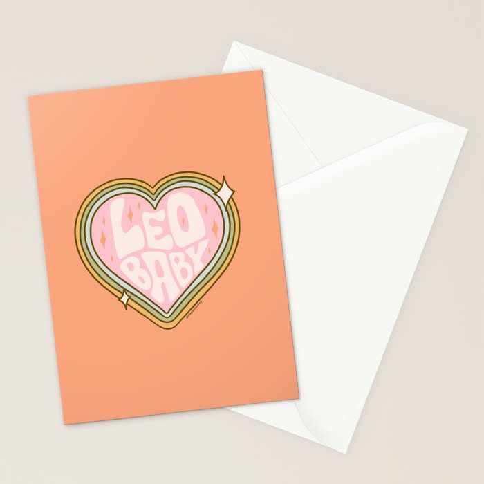 Leo Baby Stationery Card Gallery Image 2
