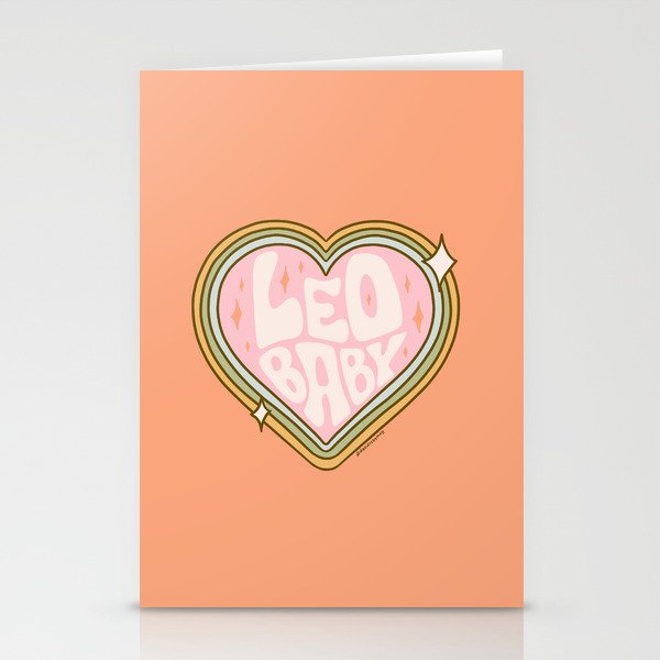 Leo Baby Stationery Card Gallery Image 2
