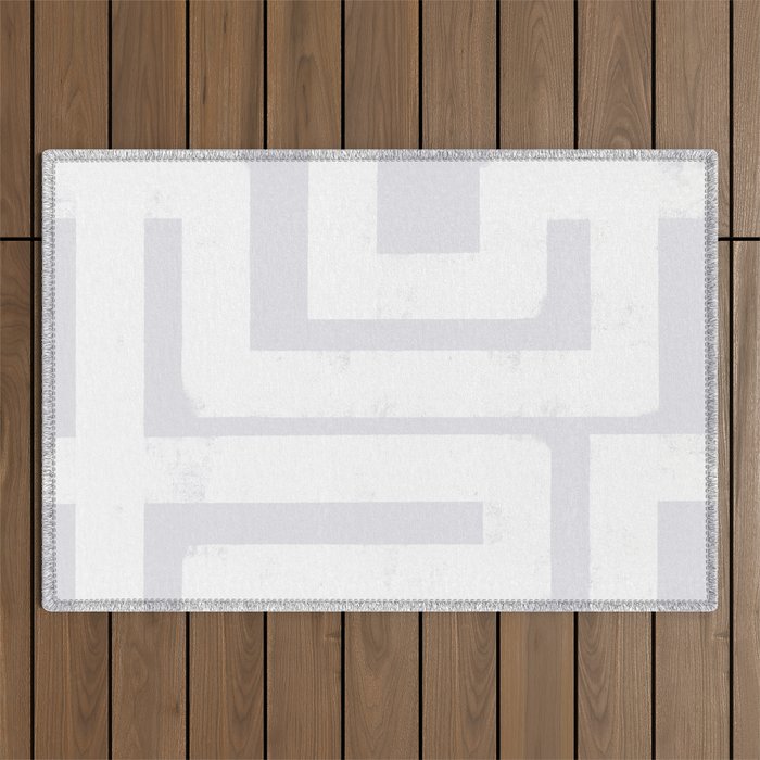 Snow Day Maze Outdoor Rug Gallery Image 1