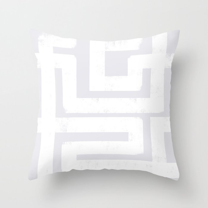 Snow Day Maze Throw Pillow Gallery Image 6