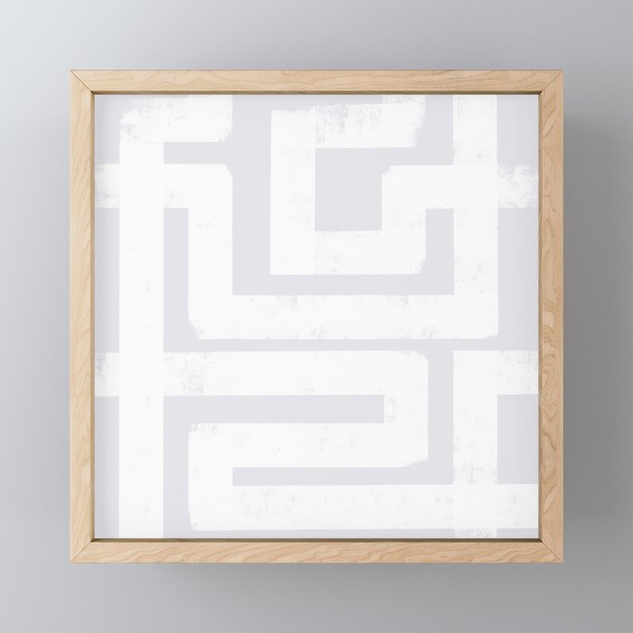 Snow Day Maze Mini Art Print Gallery Image 1