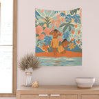 Hawaiian Lei Wall Tapestry Gallery Image 2